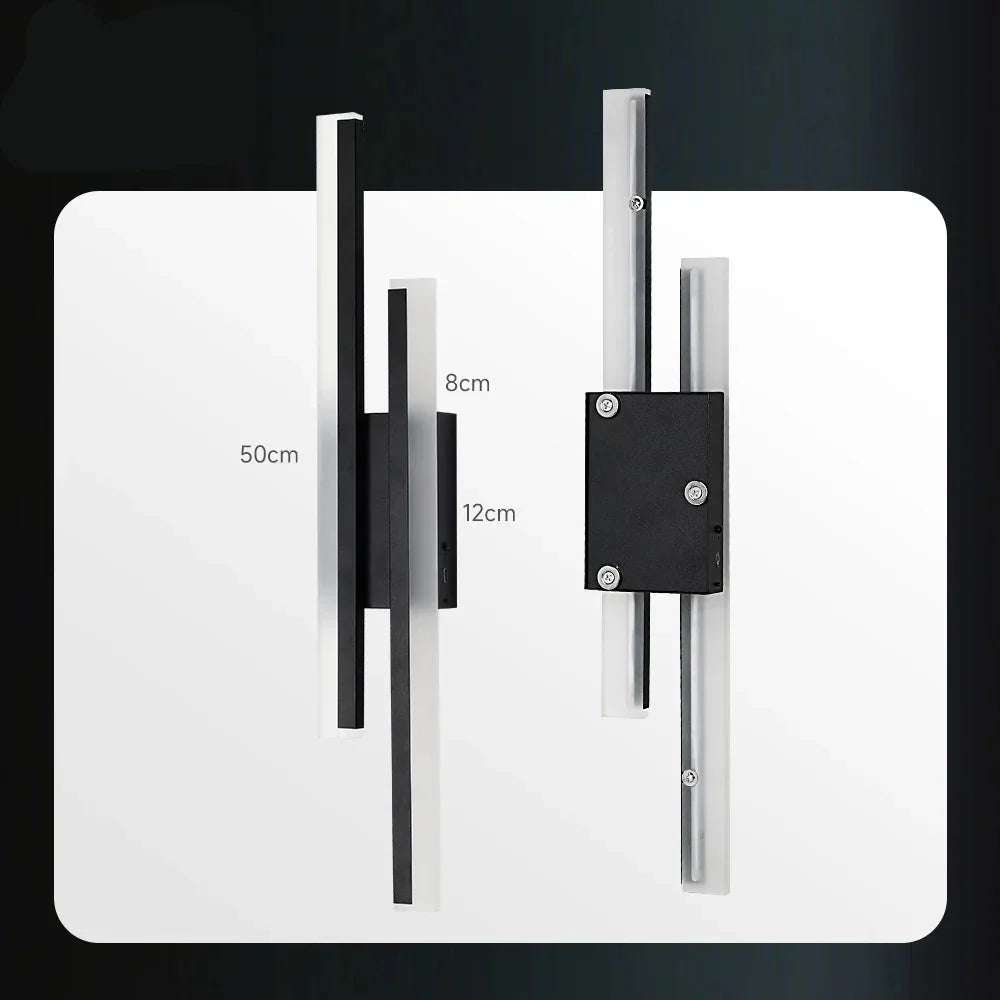 Royallure Uppladdningsbar LED Vägglampa 4400mAh Trådlös med Fjärrkontroll Carvallo