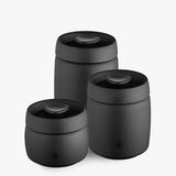 Royallure Stålkontainer med vakuum för kaffe, te och kök Carvallo