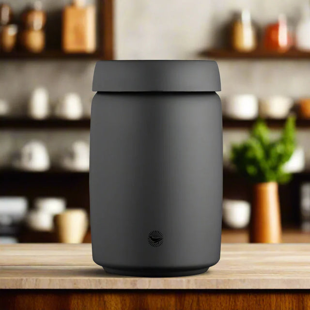 Royallure Stålkontainer med vakuum för kaffe, te och kök Carvallo