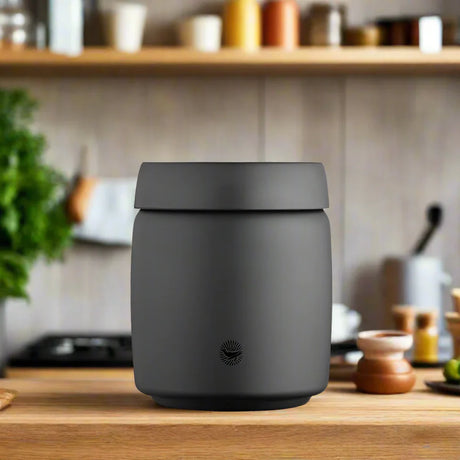 Royallure Stålkontainer med vakuum för kaffe, te och kök Carvallo