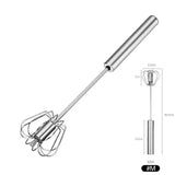 Royallure Rostfritt Stål Halvautomatisk Visp Blender 10/12/14 tum Ägg & Mjölk Skummare Carvallo