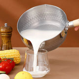 Royallure 430 Rostfritt Stål Japansk Snögryta med Trähandtag för Matlagning Carvallo