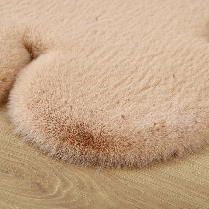 Royallure Super-Mjuk Nallebjörnsmatta – Plysch Faux-Fur, Barnleksmatta Carvallo