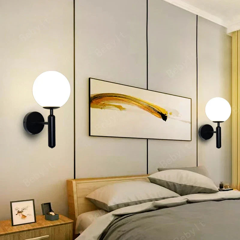 Royallure Touch Control Charging LED Vägglampa Trådlös Tri-Färg Dimmbar Sänglampa Carvallo