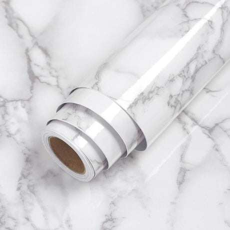Royallure Vattentät Sj självklistrande PVC Marmor Tapet, Peel-&-Stick, Enkel att Använda & Ta Bort Carvallo
