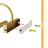 Royallure 4000mAh Trådlös Bildlampa med Fjärrkontroll, Uppladdningsbar Konstvägglampa Carvallo