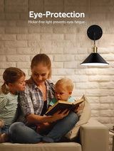 Royallure Trådlös Vägglampa Set om 2 med Fjärrkontroll – Dimmbar RGB Vägglampor med Timer & Minne Funktion Carvallo