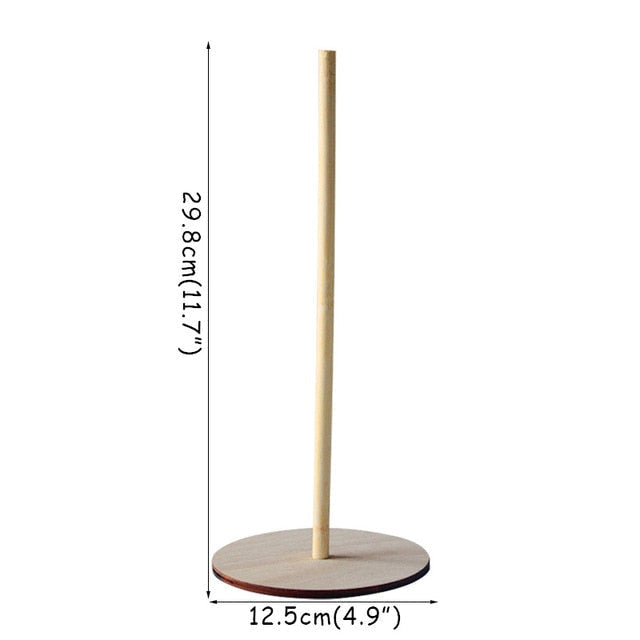 Royallure Trä Donut Ställ och Hållare för Att Visa Donuts, Muffins och Desserter Carvallo