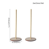 Royallure Trä Donut Ställ och Hållare för Att Visa Donuts, Muffins och Desserter Carvallo