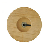 Royallure Trä Bordslampa Bas med E27 Fäste & På/Av Switch för Hemljus Carvallo