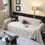 Rustik blomma elfenben blomster sofföverdrag Carvallo