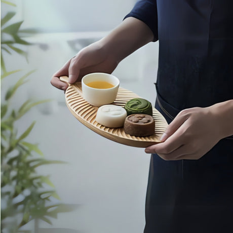 Rustik Leaf Träserveringsfat Carvallo