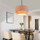 LinenForm Taklampa – Minimalistisk Tygpendel i Modern Design Hemnix