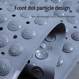 Carvallo Relax Dusch- & Badkar matta | Rutschfast med sugkoppar | Håldesign & Massageyta | 36 × 70 cm | PVC Carvallo