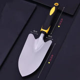 Carvallo Trädgårdsverktygset 4-delat | Rostfritt stål | Hacka & Spade | För grävning, plantering & rensning Carvallo