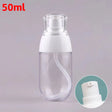 Carvallo Återfyllbar pumpflaska i plast | 50 ml / 150 ml resebehållare för schampo, lotion & kosmetik | Lätt, läckagesäker & återanvändbar Carvallo