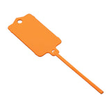 Carvallo FlexiTag 100 | 100 stycken | Återanvändbara plastetiketter med förslutningsband | För nycklar, bagage, lager och kontor Carvallo