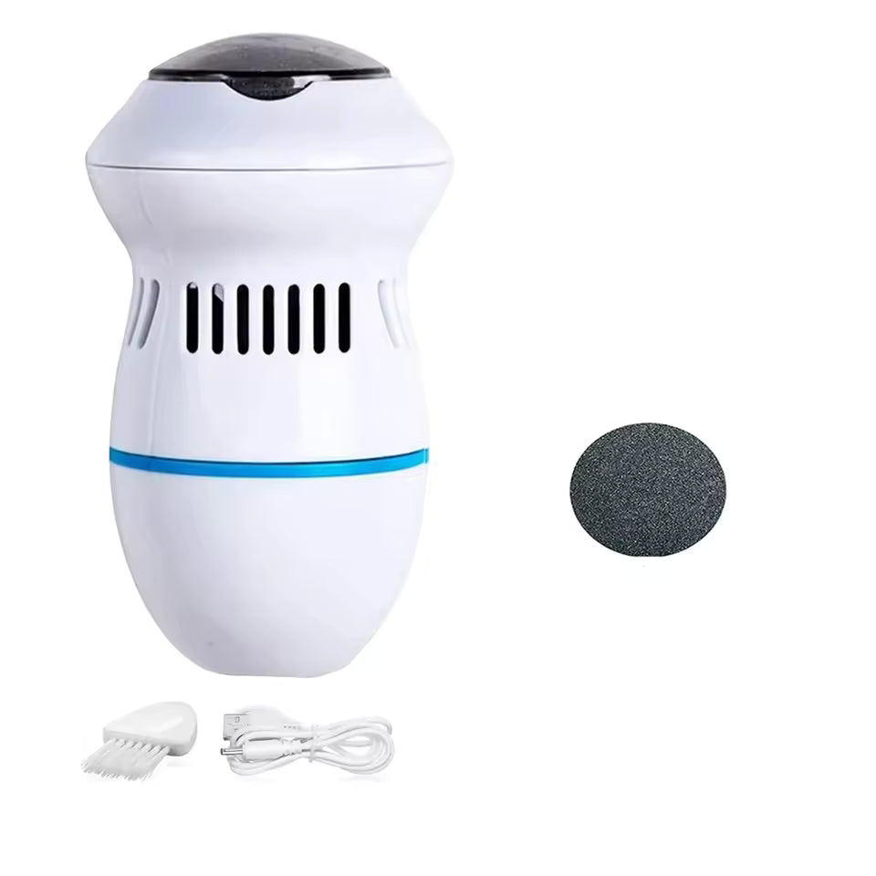 Royallure Elektrisk Fotlikförare med Vakuumfunktion - Uppladdningsbart Pedikyrverktyg för Släta Fötter och Enkel Borttagning av Död Hud Carvallo