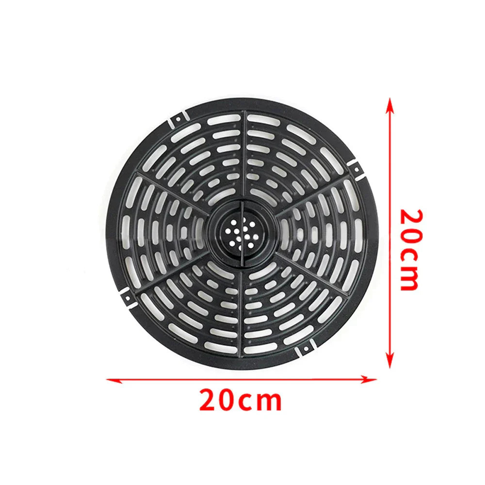 Carvallo Ersatz-grillpanna för varmluftsfritös | Non-stick & diskmaskinssäker | I olika storlekar | För pommes frites, kött & grönsaker Carvallo