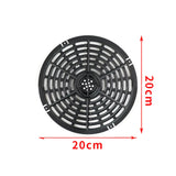 Carvallo Ersatz-grillpanna för varmluftsfritös | Non-stick & diskmaskinssäker | I olika storlekar | För pommes frites, kött & grönsaker Carvallo
