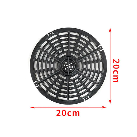 Carvallo Ersatz-grillpanna för varmluftsfritös | Non-stick & diskmaskinssäker | I olika storlekar | För pommes frites, kött & grönsaker Carvallo