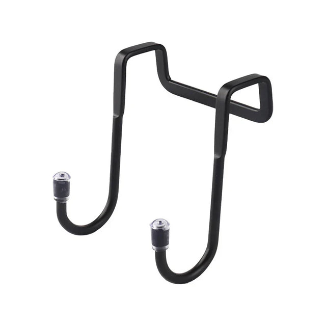 Carvallo DUOHOLD | Dubbelkrok för skåpdörrar | Rostfritt stål 304 | Svart eller Vit | Utan borrning Carvallo