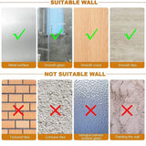 Carvallo Självhäftande Väggkrokar i Rostfritt Stål | Tung belastning | Utan borrning | För bad, kök & garderob Carvallo