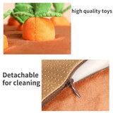 Interaktiv Plush Morots Hundleksak - Morots Snuffle Mat för Hundar Carvallo