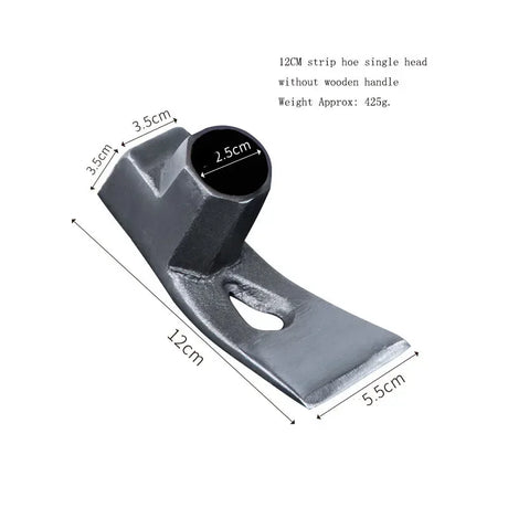 Carvallo Handhacke för trädgårdsarbete | Smidesjärn & Aokaholz | Ogräsrensning, Gräva & Nagelutdragning | 30 cm Carvallo