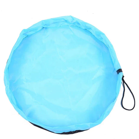 Carvallo leksaksförvaringsmatta för barn | 2-i-1 lekteppe & förvaringsväska | Robust Oxford-material | Ø 150 cm Carvallo