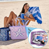 Carvallo Väska-Organizer för Strandväskor | Vattentålig & Lätt | Med Dragkedjefack & Flera Fack | Passar för Bogg Bag XL Carvallo