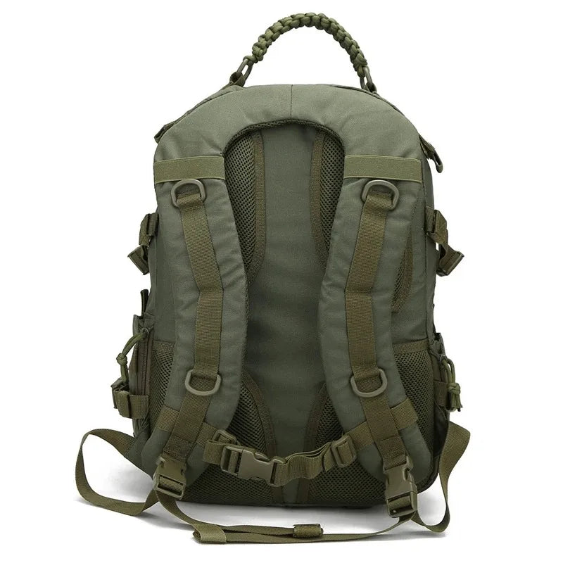 Carvallo 35 L Vandring ryggsäck Herr | Taktisk trekking ryggsäck 48 × 33 × 22 cm | Utomhus camping, fiske, jakt & sport med MOLLE-system Carvallo
