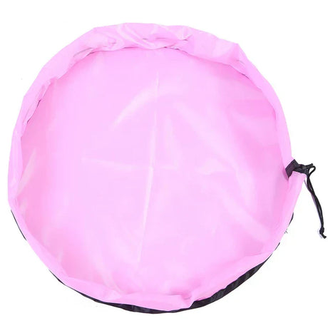 Carvallo leksaksförvaringsmatta för barn | 2-i-1 lekteppe & förvaringsväska | Robust Oxford-material | Ø 150 cm Carvallo