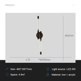 ModernLux - LED Vägglampa Lyx Inomhusbelysning Sconces för Vardagsrum och Sovrum Carvallo