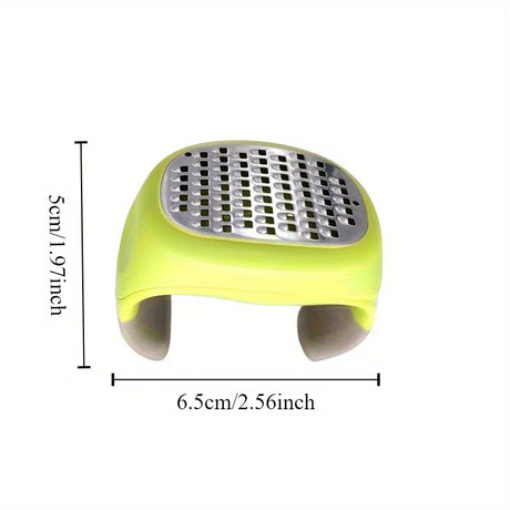 Carvallo EasyGrate rostfri rivjärn för vitlök, ingefära och ost | Halkfri & Skarp | Hållbar & Lätt att rengöra Carvallo