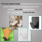 Carvallo Självhäftande Väggkrokar i Rostfritt Stål | Tung belastning | Utan borrning | För bad, kök & garderob Carvallo