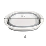 Carvallo Fällbar Tvättskål i plast | 38 cm Diameter | Platsbesparande & bärbar | För bad, kök, baby & utomhus Carvallo