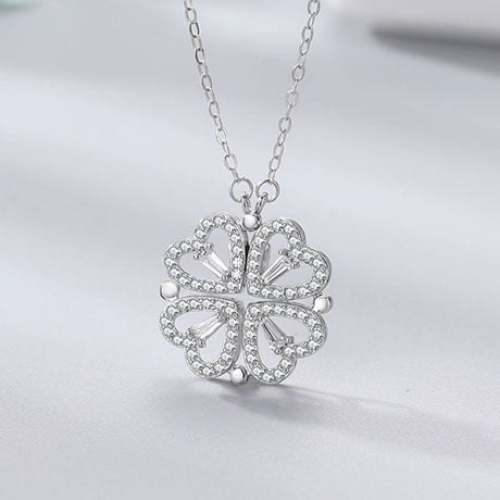 Lucky Heart Halsband-Jewelry for women-Hemnix-Silver hjärtan-Hemnix