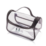 Carvallo Kosmetikväska Transparent | Vattentät & Bärbar | Necessär i PVC för resor & vardag Carvallo