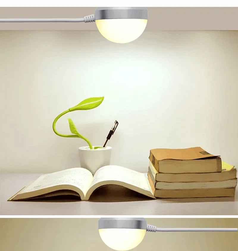 Carvallo USB Magnetlampa | 3W & 5W varianter | Bärbar LED-lampa med strömbrytare | Magnetfot & 3M tejp | För laptop, powerbank & mer Carvallo