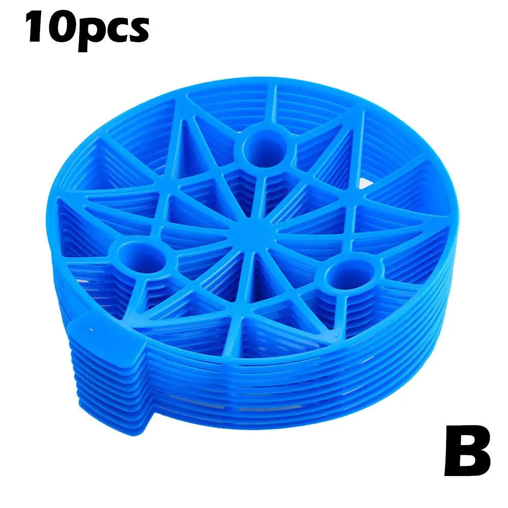 Carvallo | 10-pack vattenmelonhållare för trädgården | 19,5 × 3,5 × 2 cm | Robust PP-brickor mot markkontakt & förruttnelse Carvallo