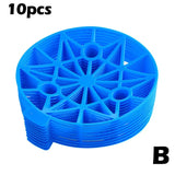 Carvallo | 10-pack vattenmelonhållare för trädgården | 19,5 × 3,5 × 2 cm | Robust PP-brickor mot markkontakt & förruttnelse Carvallo