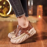 Mjuka sneakers med tjock sula för kvinnor-Shoes for Women-Hemnix-Hemnix