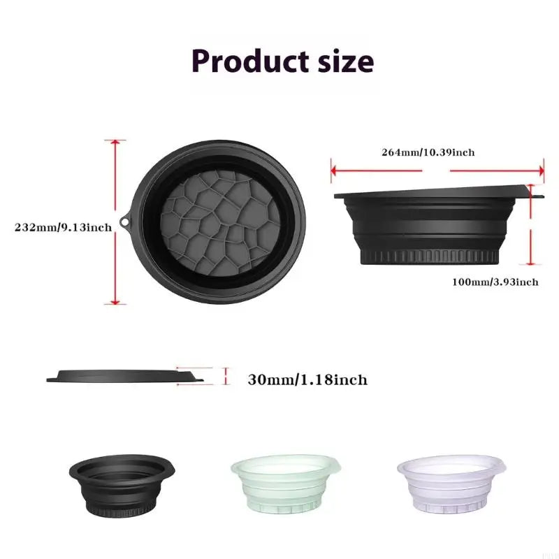 Carvallo Fällbar Ansiktsisbadsskål | För uppfriskande Is Ansiktsbehandlingar & Hudvård | Kompakt & Resvänlig Carvallo