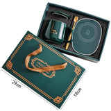 Innovativt set med uppvärmda muggar – Keramisk kopp med Smart Warming Coaster MILA Sverige