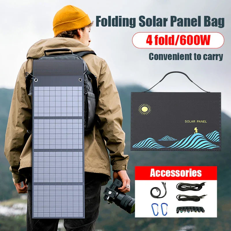 Carvallo Solpanel SolarXplore 300 | 300 W effekt | USB & DC-utgång | PET-belagd & Vattentät | Bärbar kraft för utomhus & resor Carvallo