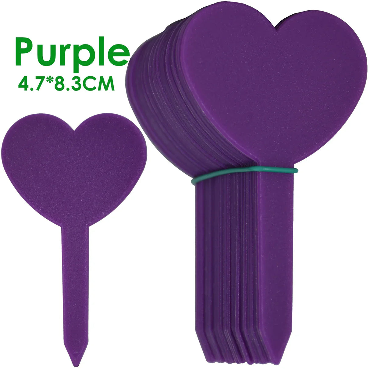 Carvallo Trädgårdsetiketter | 50 stycken | Vattentäta växtskyltar i plast | Återanvändbara | För krukor, rabatter & frön Carvallo