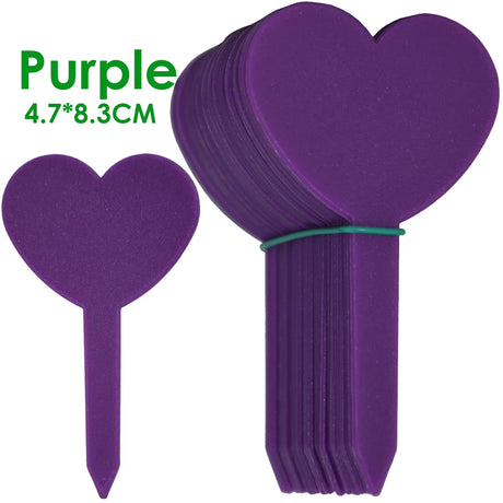 Carvallo Trädgårdsetiketter | 50 stycken | Vattentäta växtskyltar i plast | Återanvändbara | För krukor, rabatter & frön Carvallo