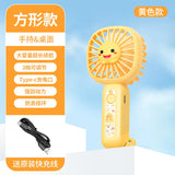 Carvallo-Handventilator BreeziPop | USB-laddning | Tyst & Bärbar | Söt tecknad design Carvallo