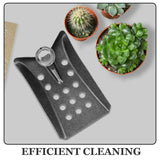 Carvallo SiebPro slamskopa med sikt | Robust metallskopa för avlopp, trädgård och bygg | Tillverkad av manganstål Carvallo